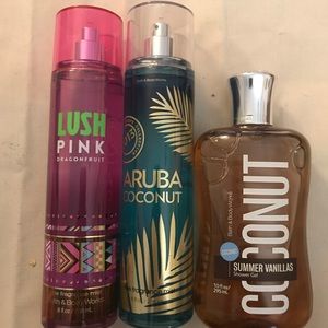 Bath & BodyWorks Fragrance Spray + shower gel